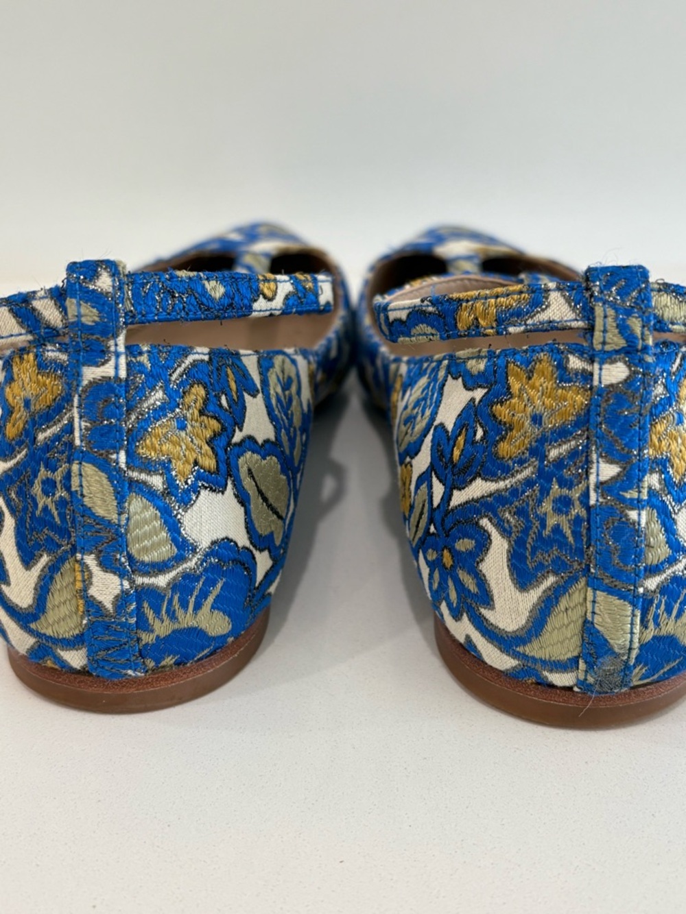 Tory Burch Silk Brocade Mary Jane Flats – Size 8.5 ✨ - Picture 16 of 16